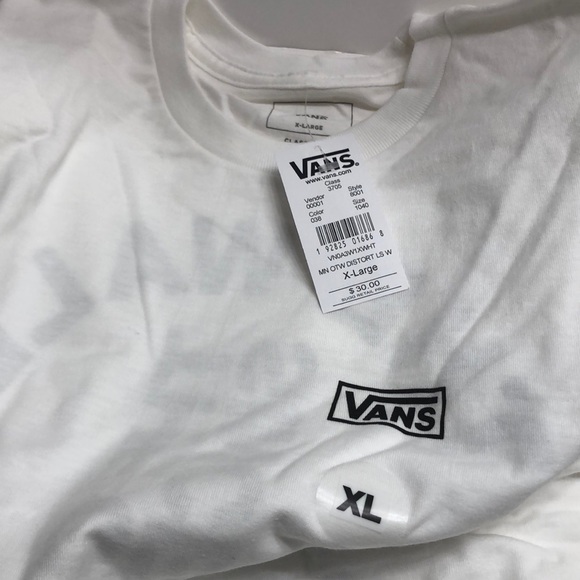 Vans L/S Tee Off The Wall Branding Sz XL and XXL - Picture 3 of 3